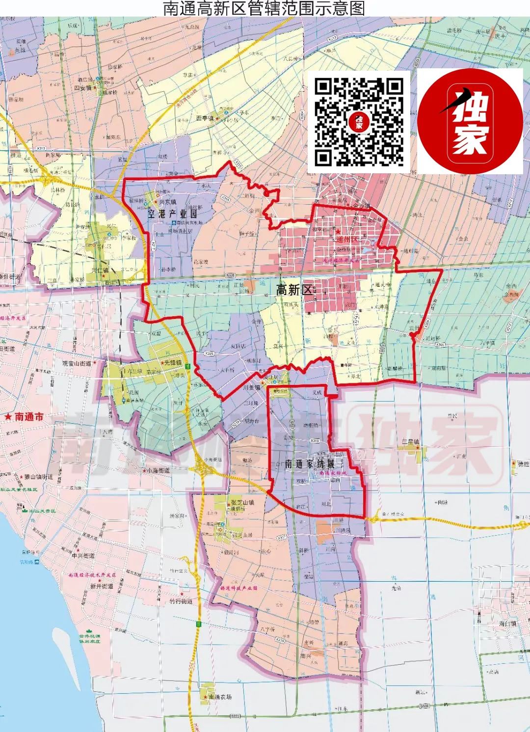 市北高新区,"多园"即南通经济技术开发区,海门经济技术开发区,苏锡通